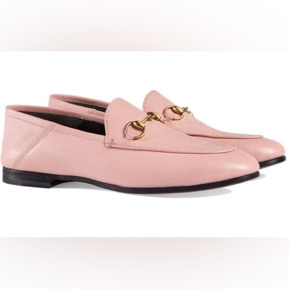 Gucci Brixton Horsebit in Perfect Pink 36.5 Leather Loafers Flats Shoes RARE - Picture 3 of 16